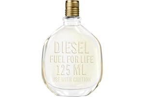 DIESEL Fuel For Life - Eau De Toilette Homme - Boisé - Badiane, Lavande & Héliotrope - Tenue Longue Durée - Spray Vaporisateur