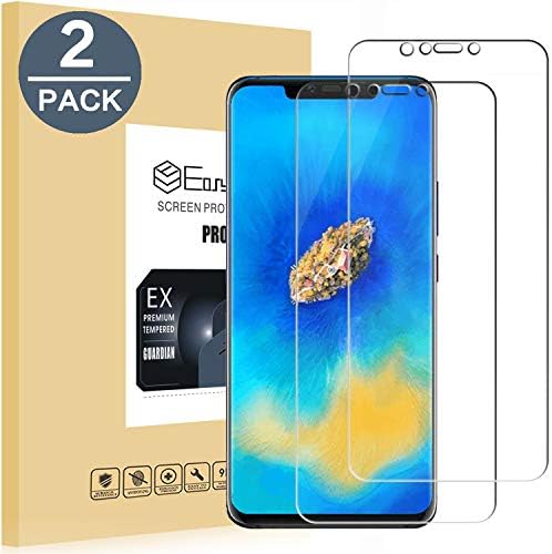 EasyULT Screen Protector Huawei Mate 20 Pro [2 Pack], Tempered Glass Screen Protector Film for Huawei Mate 20 Pro