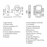 AGM 2,4 GHz LCD drahtloser Digital Video Baby Monitor Nachtsicht -Kamera Babyphone - 4