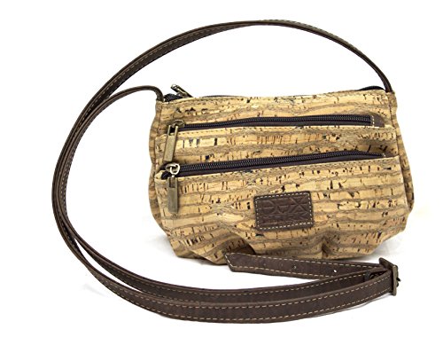 Dux Cork VEGAN CROSS BODY BAG FOR WOMAN by GENUINE PORTUGUESE PREMIUM Cork Fabric Leather