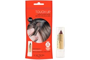 L'Action Paris Hair Cover Stick, Covers Grey and Discoloured Roots, Washes Out, Mahogany