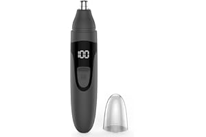 SHOBES Nasenhaartrimmer Nasen und Ohrenhaartrimmer Augenbrauen-Lippenhaare Schmerzloser Epilierer Gesichtshaarentferner für Männer und Frauen