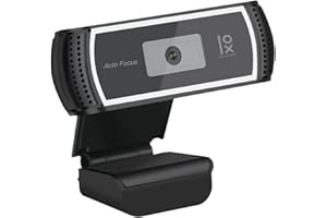 PRIMUX BE HUMAN. LIVE SIMPLE Primux Webcam WC508 | Cámara 2Mpx y resolución Full HD 1080P | Autofocus | Micrófono Integrado con eliminación de Ruido | Cubierta de privacidad