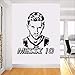 Produktbild Wwddp Messi Art Vinyl Wandaufkleber Für Kinderzimmer Fc Football Player Entfernen Aufkleber Wohnzimmer Schlafzimmer Dekoration Poster 42 * 59 Cm
