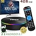 Produktbild Android TV-Box, T95Q Android 8.1 TV-Box 4 GB RAM 32 GB / 64 GB ROM S905X2 Quad-Core-Cortex-A53 Bluetooth 4.1 HDMI 2.1 4K-Auflösung H.265 2,4 GHz & 5 GHz Dualband WiFi Smart Box(32GB ROM,EU Plug)
