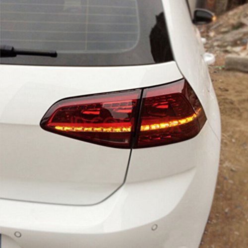 Film Teinté Voiture VORCOOL Film Teinté Phare Feux Anti-brouillard Noir Clair 30×120CM