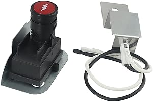 WIIYENA Allumeur piézo pour Weber 80462 pièces pour barbecues à gaz série Q100 Q120 Q200 Q220, allumeur piézoélectrique, allumeur à étincelle, bouton poussoir de rechange pour kit d'allumage