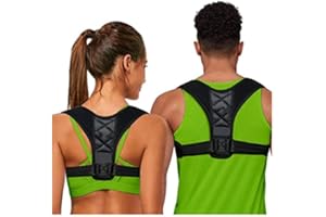 HADSOMUN Rücken Geradehalter Haltungskorrektur Damen Rückenstützgürtel: Back Posture Corrector Haltung Korrektur Gurt für Herren - Atmungsaktive und Verstellbare Gerade Haltungstrainer