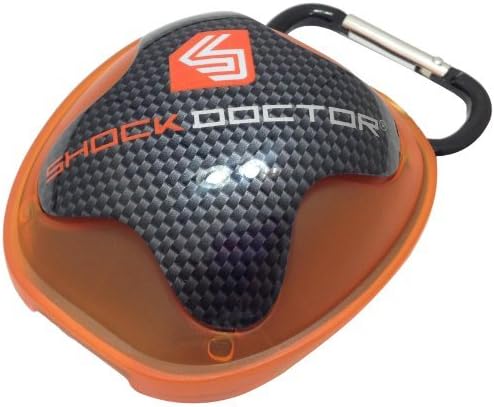 Shock Doctor Youth Anti-Microbial Mouthguard Case, Orange Sport, Fitness, Training, Health, Exercise Gear, Shape UP