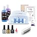 Bluesky 10PC UV Lamp Kit Including 36W UV Lamp Nail Gel Polish (Compatible With LED Lamp) Top & Base, Prep+Wipe & Remover 250ml, With a Colour of Your Choice, Lint-Free Wipes, and More