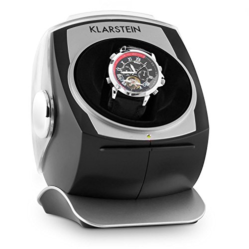Klarstein Senna Uhrenbeweger Uhrendreher Uhrenbox (fr 1 Automatikuhr, laufruhig, leise, Samtkissen, 4 Bewegungs-Modi) schwarz Klarstein Senna Uhrenbeweger Uhrendreher Uhrenbox (fr 1 Automatikuhr, laufruhig, leise, Samtkissen, 4 Bewegungs-Modi) schwarz