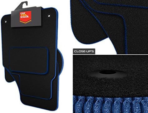 Car Van Truck Brand Name (N15:CT55) 4 Piece Hyundai (2002-2009) Coupe Vehicle Specific Car Mat Set in Black Carpet with Black Edge Trim Colour
