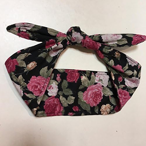 Chocolate Black Floral Baby Headband Newborn Bunny Bow Knot Turban Headband Hairband Headwrap Headwear for Photography Props Costume Party