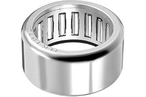 Kozelo HK1812 Aiguille Rouleau Roulements - [18mm x 24mm x 12mm] Ouvrir Fin pour Boîte Vitesse Utilisation, Chrome Acier glisse À Roulettes