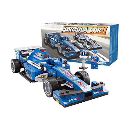 Kids Toy F1 Formula Racing Car Racer Station Building Block Bricks Construction Vehicles Toys Set /Block Tech Building Brick Set Race Dragster Car Christmas Xmas Birthday Gift