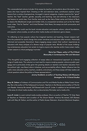 Book's Cover of Screen Lessons : What We Learned Have Learned from Teachers on Television and in the Movies