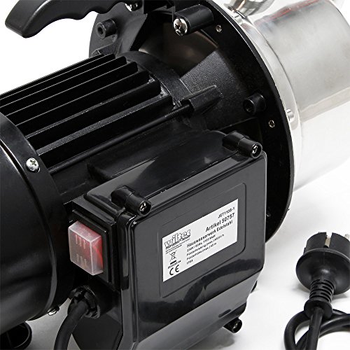 Edelstahl Hauswasserwerk Gartenpumpe 1100 W 4600 L/h mit Pumpensteuerung - 4