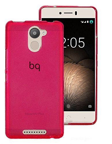 Funda TPU Lisa rosa para BQ Aquaris U Plus