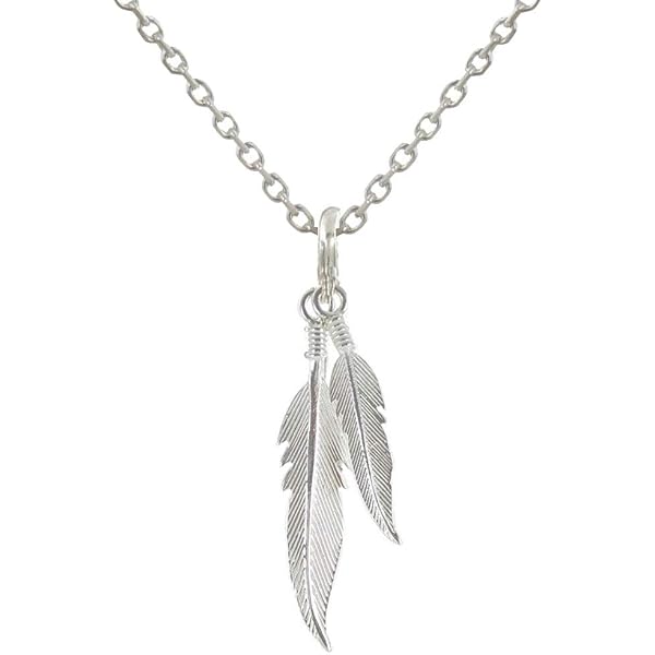 Boucles d'Oreilles Argent 925 Rhodié Mini Plume