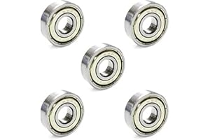 GOIYZTTR 696ZZ Cuscinetto a Sfera, Doppia Schermati Cuscinetti Sfera 6 x 15 x 5 mm per Apparecchiature Elettroniche, Industria delle Pompe, 5 Pezzi