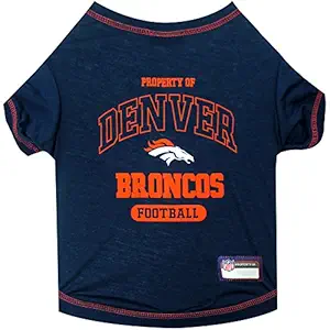 Pets First Denver Broncos T-Shirt, Small