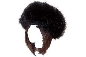 XIXIMAON Chapka en Fausse Fourrure Femme Style Russe Toque Chapeau d'hiver Épais et Chaud Bonnet Polaire Casquette Mode Élégant pour Ski Plein Air