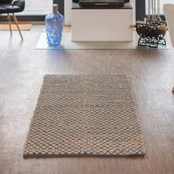 Homescapes Naturfaser Teppich Vorleger 60 x 100 cm 100% Jute Teppich