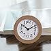 Produktbild Kreative Schlafzimmer solide Holz Nachttisch Uhr stumm Studenten einen kleinen Wecker Wecker 9,8 cm,C
