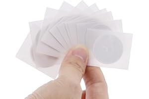 SANPOPO 20 pcs NFC Sticker NFC Tags Sticker Ntag215 Sticker nfc aufkleber 504 Bytes Memory, Rewritable NFC 215 aufkleber Compatible with All NFC Enabled Smartphones