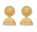 Ameeyo Golden Metal Jhumki Earrings For Women RS.299.00