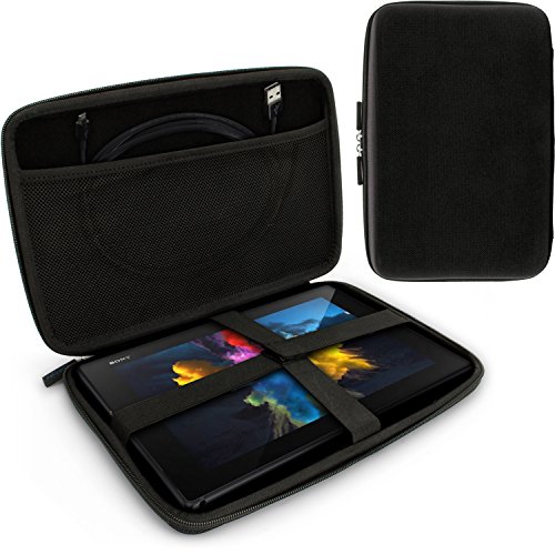 igadgitz Negro Funda Carcasa Dura Case Cover para Sony Xperia Z4 SGP771 Tablet 10.1"