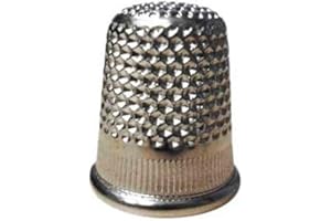 HABERDASHERY ONLINE Dedal metálico. 1 Unidad. Protector de los dedos en la costura.