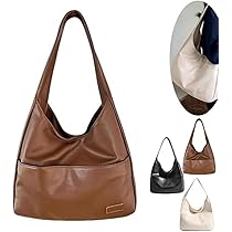 HItianya Ooomay Damen Tasche - Veganes Leder, Wasserdicht, 25x32x12cm