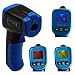 Produktbild HoldPeak HP-981D Infrarot-Thermometer -30 bis +550°C Pyrometer mit Messwertspeicher und mehrfarbigem Wärmebrückenfinder, Laser, Blau/Grau