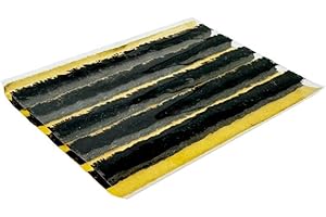 ZERINT TS-160D 30 Pezzi Striscia di Riparazione Pneumatici,Strisce di Emergenza per la Riparazione Delle Forature di Pneumatici per Auto, Moto e Pneumatici Tubeless(6 × 100mm)