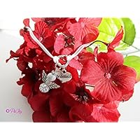 Armband für Trauzeugen, Brautmama, Braut, Brautjungfer, kleines Herz Nummer 2