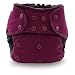 Kanga Care Ecoposh OBV Fitted Cloth Diaper (One Size, Boysenberry)