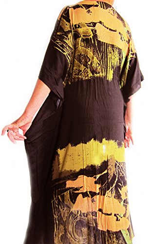 Ladies Long Kaftan dress, Beach Wear, One Size, Fits Large Plus Size