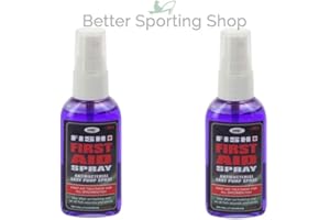 Better Sporting 2 x Fishing Antiseptic Fish Aid Spray Antibacterial First Aid Spray Carp Coarse 50ml