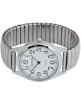 fitTek® Edelstahl Armbanduhr Herren Damen Uhr Flexband elastisch Sport Unisex [Schmuck]