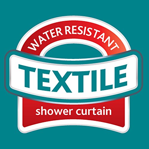 Tatkraft Immanuel Olive Duschvorhang 180X180 cm Wasserabweisendes Textil Polyester 12 Vorhangringe - 5