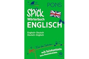 PONS Spick-Wörterbuch Englisch für die Schule: Englisch-Deutsch / Deutsch-Englisch mit Spickzetteln zum Ausschneiden