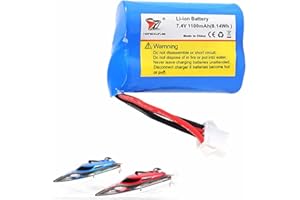 HONGXUNJIE Control RC Boot,Schnelle ferngesteuertes Boot für Pool und Seen，Hohe Geschwindigkeit 25/35 km/h/Abstand Indikator/Automatische Flip,Spielzeug Geschenk für Jungen Mädchen