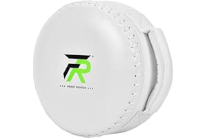 rockible Almohadillas de Boxeo de Cuero PU Target Boxing Mat Kick Pad Saco de Boxeo Accesorios Strike Round Pad para Entrenamiento, Ejercicio, Karate,