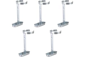 contro ABBEVERATOIO PORTABOTTIGLIE ZINCATO PORTABOTTIGLIA, Serve per Conigli, Galline, POLLI, Pulcini. Confezione da Pezzi 5