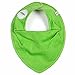 Pippi - Baby Girl's Triangular Scarf/Bib - Set of 3 - Green