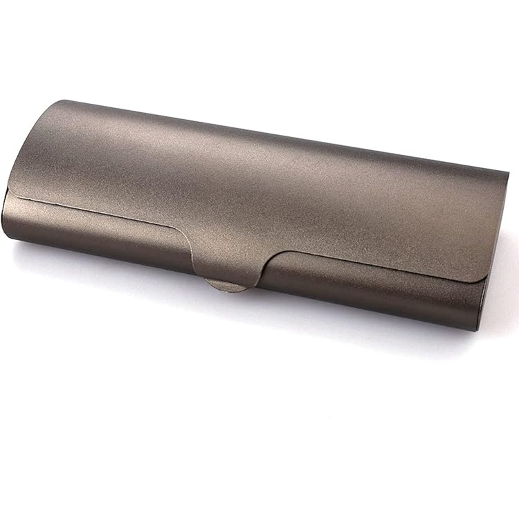 Philley Aluminum Ultra-Light Eyeglasses Case Hard Shell Nearsighted Glasses Case For Women & Men(B-Black) At Men's Clothing Store