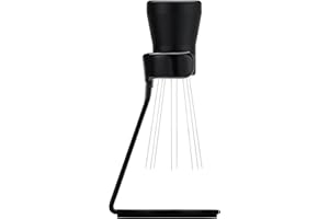 Normcore WDT Outil V2.1 - Outils de distribution d'expresso - 16 aiguilles de 0,23 mm - Distributeur WDT pour porte-filtre - Outil avec support pour le mélange du marc de café (version améliorée)