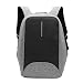 Produktbild Laptop Rucksack 15,6 Zoll Business Backpack Herren Damen Anti-Diebstahl Wasserfest Daypack Schul Outdoor Rucksack mit USB Aufladen Hafen und Stromleitung (Grau)