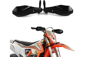 AN XIN AnXin - Paramani universali per moto, 22 mm e 28 mm, per moto da enduro, moto da cross, ATV, pit bike, bici da dirt, colore: Nero